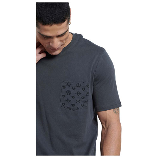 Bodytalk Ανδρική κοντομάνικη μπλούζα One World